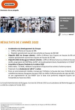 R&Eacute;SULTATS DE L'ANN&Eacute;E 2022