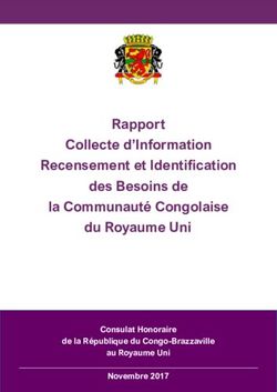 Rapport Collecte d'Information Recensement et Identification des Besoins de la Communaut&eacute; Congolaise du Royaume Uni - Consulat Honoraire de la ...