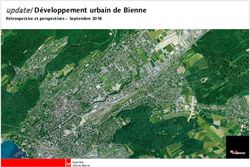 Update!Développement urbain de Bienne - Rétrospective et perspectives - Septembre 2018 - Stadt Biel