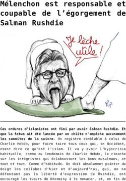 M&eacute;lenchon est responsable et coupable de l'&eacute;gorgement de Salman Rushdie - Riposte Laique