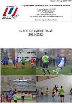 GUIDE DE L'ARBITRAGE 2021-2022 - Sport U Ligue Nouvelle Aquitaine