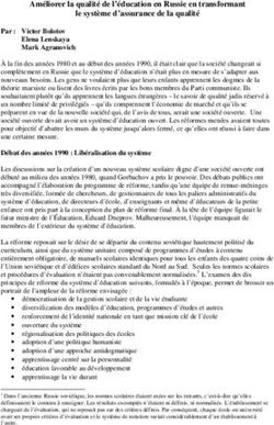 Am&eacute;liorer la qualit&eacute; de l'&eacute;ducation en Russie en transformant le syst&egrave;me d'assurance de la qualit&eacute;