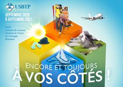 Septembre 2020 &agrave; Septembre 2021 - Social Colonies de vacances Vacances en France & &agrave; l'&eacute;tranger Billetterie - usbtp