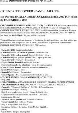 CALENDRIER COCKER SPANIEL 2013 PDF