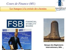 Cours de Finance (M1) - Les banques à la croisée des chemins - Jean-Paul LAURENT