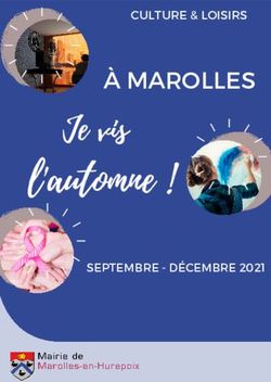 &Agrave; MAROLLES CULTURE & LOISIRS - SEPTEMBRE - D&Eacute;CEMBRE 2021 - Mairie de Marolles-en-Hurepoix