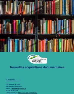 Nouvelles acquisitions documentaires - Centre Ressources Autismes