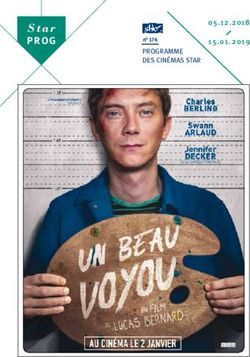 Star PROGRAMME DES CINÉMAS STAR