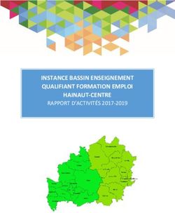 INSTANCE BASSIN ENSEIGNEMENT QUALIFIANT FORMATION EMPLOI HAINAUT-CENTRE - RAPPORT D'ACTIVIT&Eacute;S 2017-2019