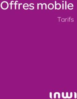 Offres mobile Tarifs - Inwi