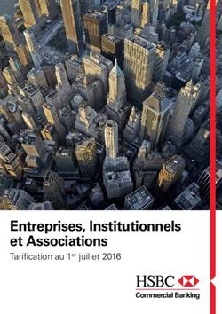 Entreprises, Institutionnels et Associations - Tarification au 1er juillet 2016 - HSBC France