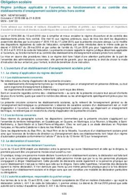 Obligation scolaire - Circulaires.gouv.fr