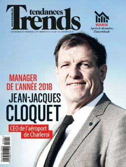 CLOQUET JEAN-JACQUES DE L'ANNEE 2018 - CEO de l'a&eacute;roport de Charleroi - Le Vif