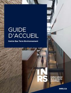 GUIDE D'ACCUEIL Centre Eau Terre Environnement - INRS