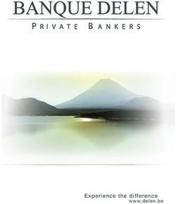 Experience the difference www.delen.be - Delen Suisse