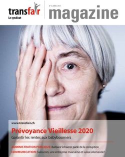 Pr&eacute;voyance Vieillesse 2020 - Garantir les rentes aux babyboomers www.transfair.ch