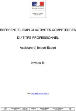 REFERENTIEL EMPLOI ACTIVITES COMPETENCES DU TITRE PROFESSIONNEL