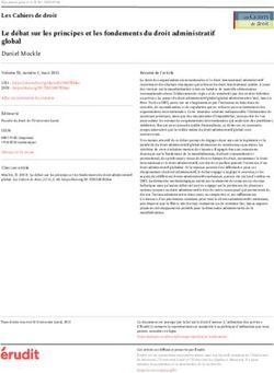 Le débat sur les principes et les fondements du droit administratif global - Érudit