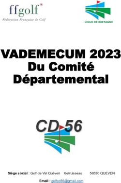 VADEMECUM 2023 Du Comit&eacute; D&eacute;partemental - Si&egrave;ge social : Golf de Val Qu&eacute;ven Kerruisseau 56530 QUEVEN Email