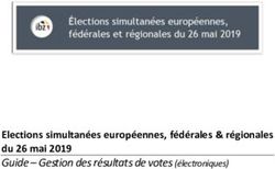 Elections simultanées européennes, fédérales & régionales du 26 mai 2019 - Guide - Gestion des résultats de votes (électroniques) - IBZ Elections