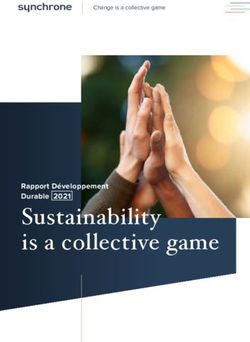 Sustainability is a collective game - Rapport D&eacute;veloppement Durable 2021 - Change is a collective game - Synchrone