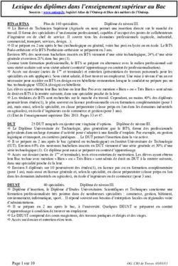 Lexique des diplômes dans l'enseignement supérieur au Bac