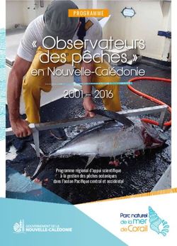 " Observateurs des pêches " - en Nouvelle-Calédonie 2001 2016 - Parc Naturel ...