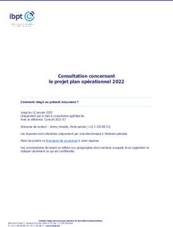 Consultation concernant le projet plan op&eacute;rationnel 2022 - BIPT