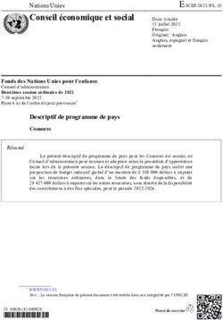 Conseil économique et social - Nations Unies - UNICEF