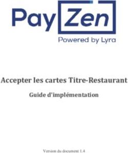 Accepter les cartes Titre-Restaurant - Guide d'implémentation Version du document 1.4