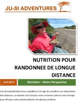 NUTRITION POUR RANDONNEE DE LONGUE DISTANCE - JUSI ADVENTURES