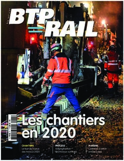 Les chantiers en 2020 - CHANTIERS Le tour de France des travaux 2020