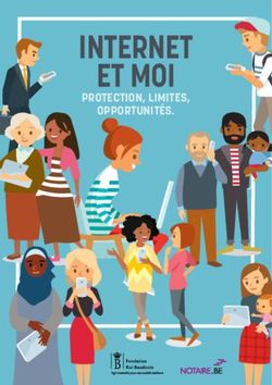 INTERNET ET MOI PROTECTION, LIMITES, OPPORTUNITÉS - Notaire.be