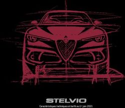 Caract&eacute;ristiques techniques et tarifs au 1er juin 2021 - Alfa Romeo