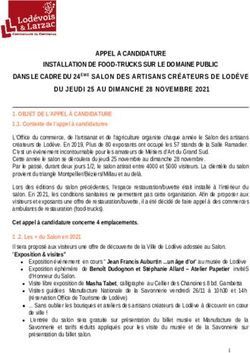 APPEL A CANDIDATURE INSTALLATION DE FOOD-TRUCKS SUR LE DOMAINE PUBLIC DANS LE CADRE DU 24&Egrave;ME SALON DES ARTISANS CR&Eacute;ATEURS DE LOD&Egrave;VE DU JEUDI 25 AU ...