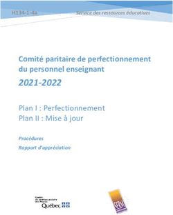 2021-2022 Comit&eacute; paritaire de perfectionnement du personnel enseignant - Plan I : Perfectionnement Plan II : Mise &agrave; jour