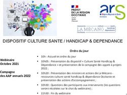 DISPOSITIF CULTURE SANTE / HANDICAP & DEPENDANCE