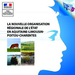 LA NOUVELLE ORGANISATION RÉGIONALE DE L'ÉTAT - EN AQUITAINE LIMOUSIN POITOU CHARENTES