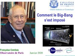 S'est imposé Comment le Big-Bang - James Peebles