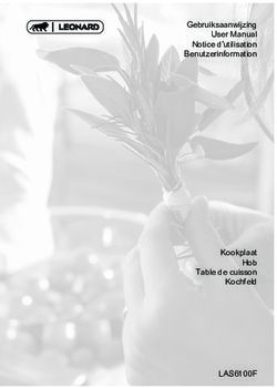 Gebruiksaanwijzing User Manual Notice d'utilisation Benutzerinformation - Kookplaat Hob Table de cuisson Kochfeld - Electrolux