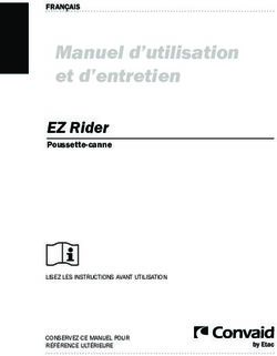 Manuel d'utilisation et d'entretien - EZ Rider Poussette-canne - R82
