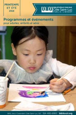 Programmes et &eacute;v&eacute;nements - pour adultes, enfants et ados PRINTEMPS ET &Eacute;T&Eacute; - Eleanor London C&ocirc;te Saint-Luc Public ...