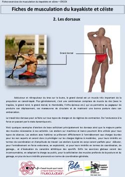 Fiches de musculation du kayakiste et c&eacute;iste - Les dorsaux