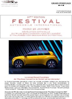 MARDI 25 JANVIER R&Eacute;V&Eacute;LATION OFFICIELLE - AUTOMOBILE INTERNATIONAL - Festival Automobile International