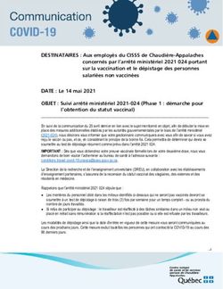 DESTINATAIRES : Aux employés du CISSS de Chaudière-Appalaches - CISSS de Chaudière ...