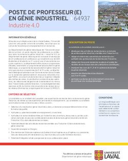 POSTE DE PROFESSEUR (E) EN G&Eacute;NIE INDUSTRIEL 64937