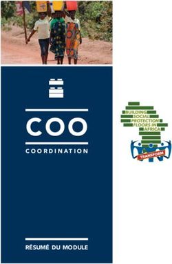 COO - R&Eacute;SUM&Eacute; DU MODULE - UNICEF