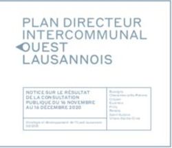 PLAN DIRECTEUR INTERCOMMUNAL
