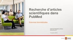 Recherche d'articles scientifiques dans PubMed - Sciences biomédicales Gabriela Magdalena Sofian Bibliothécaire - Bibliothèque de ...