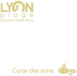 Carte des soins - Spa Lyon Plage
